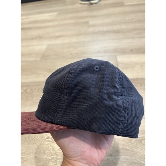 Howler Bros Corduroy Hat Baseball Cap Blue Script Snapback NWT Casual - Picture 2 of 5